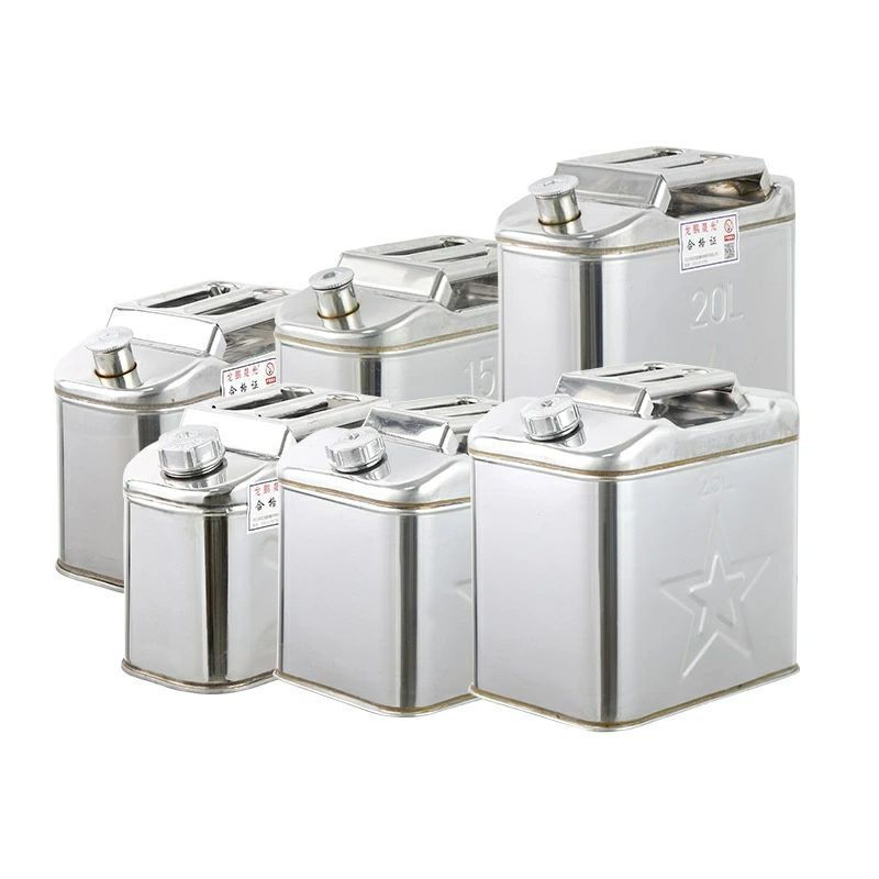 20L竪型3.5口径 緊急用携行缶 軽量 ガソリン携行缶 ノズル付き