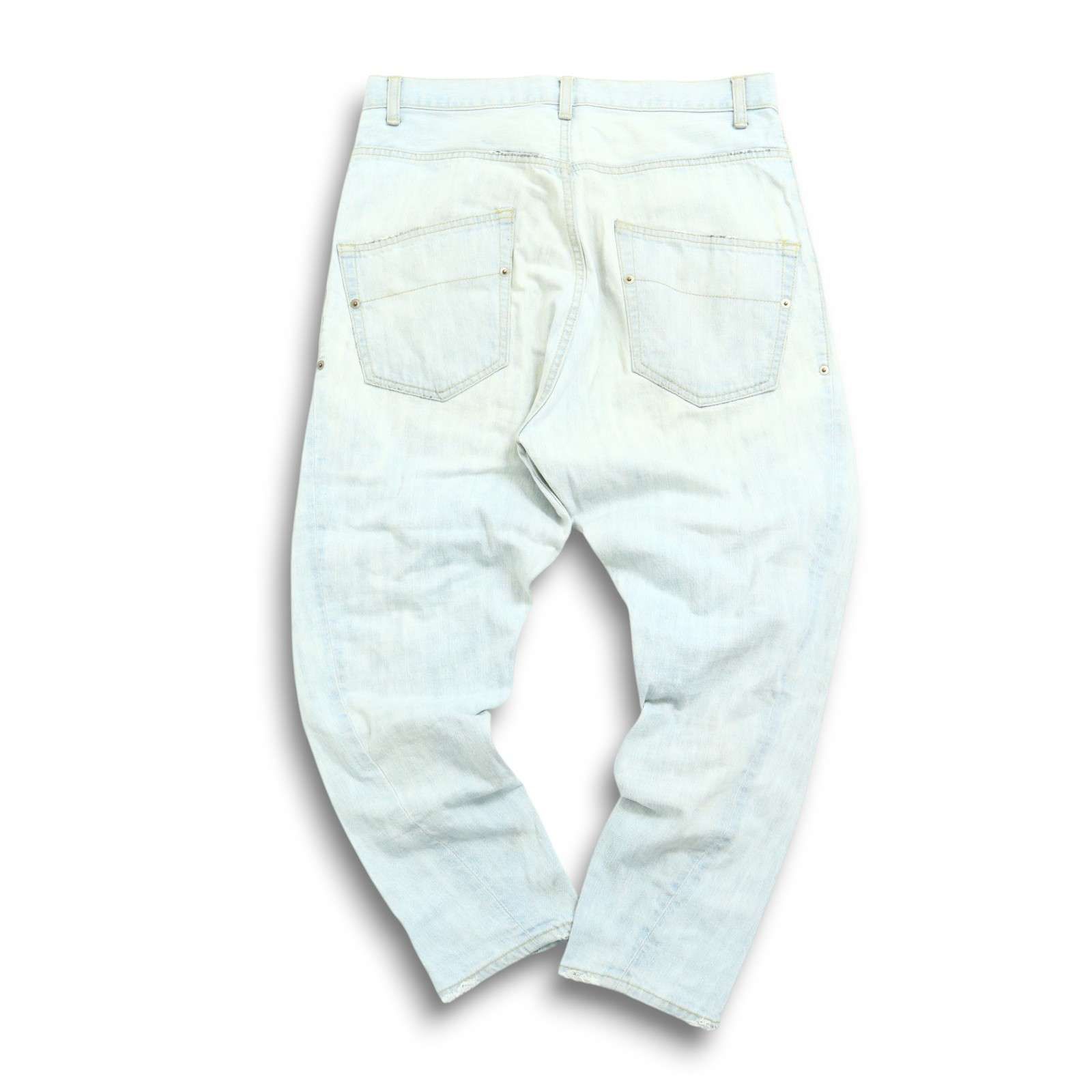 FRAPBOISフラZデニム　サルエルパンツ未使用品 FRAPBOIS フラボア 通年 ダメージ加工☆ サルエル デニム パンツ