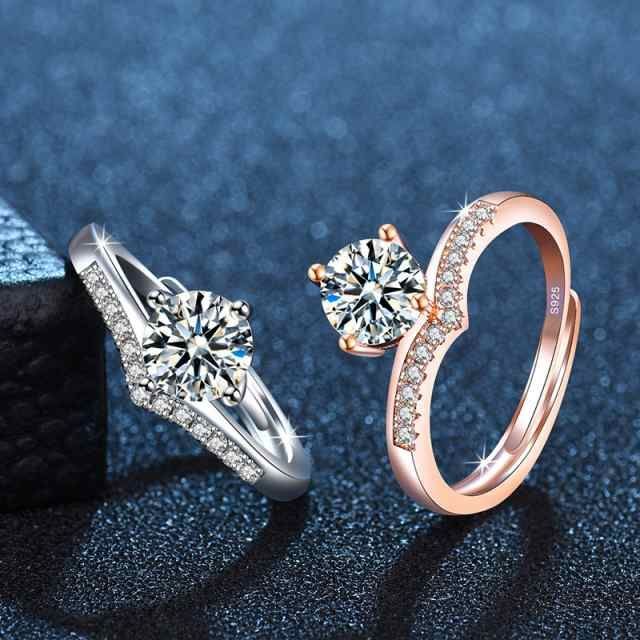 1粒指輪 ピンクゴールド レディースリング 指輪 スライド調整 アレルギー対応 ジュエリー 指輪レディース 結婚指輪 婚約指輪
