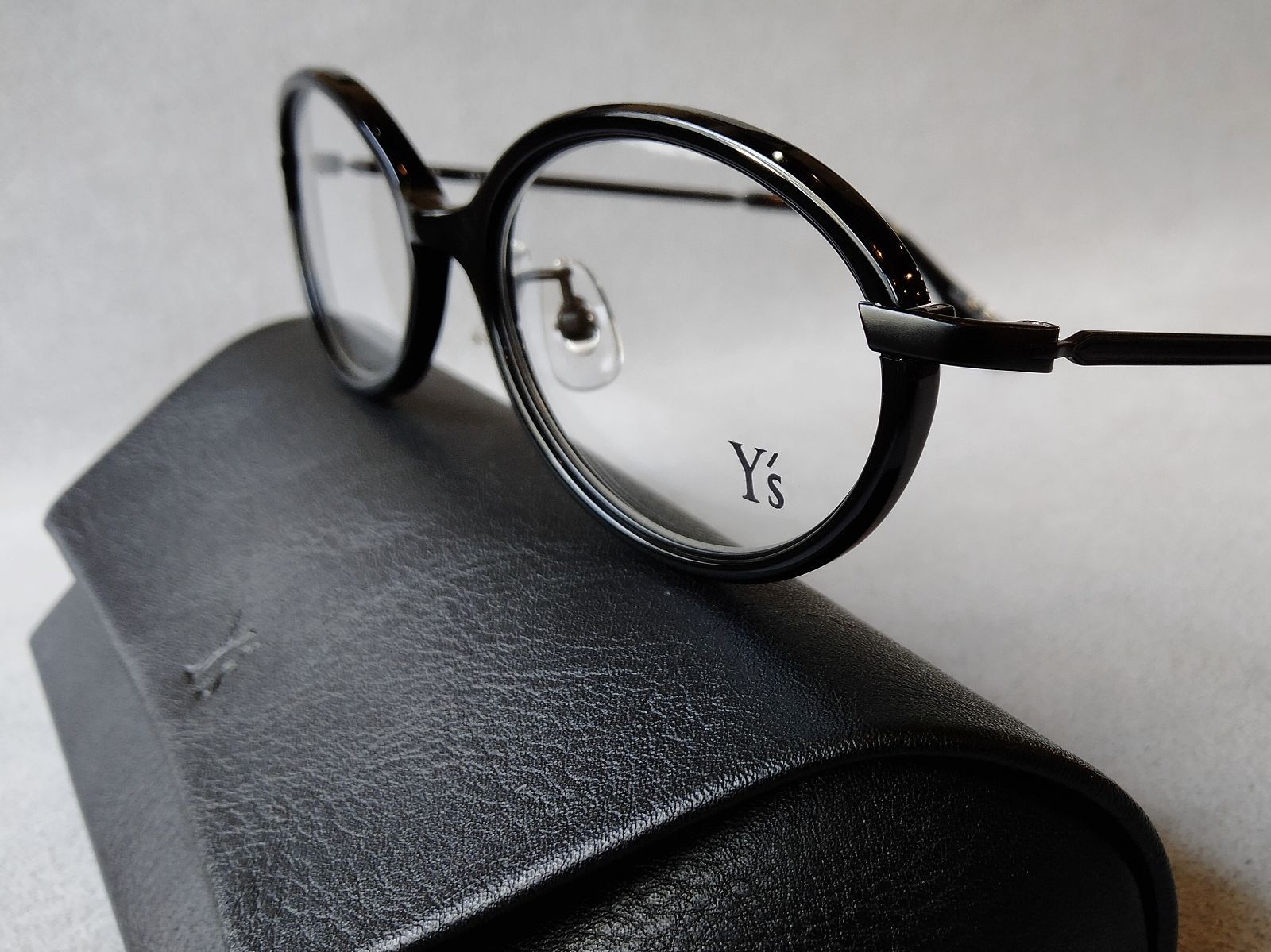 Y’s ワイズ EYEWEAR 81-0035-2 || BLACK&BLACK MATTE made in JAPAN YOHJI YAMAMOTO ヨウジヤマモト