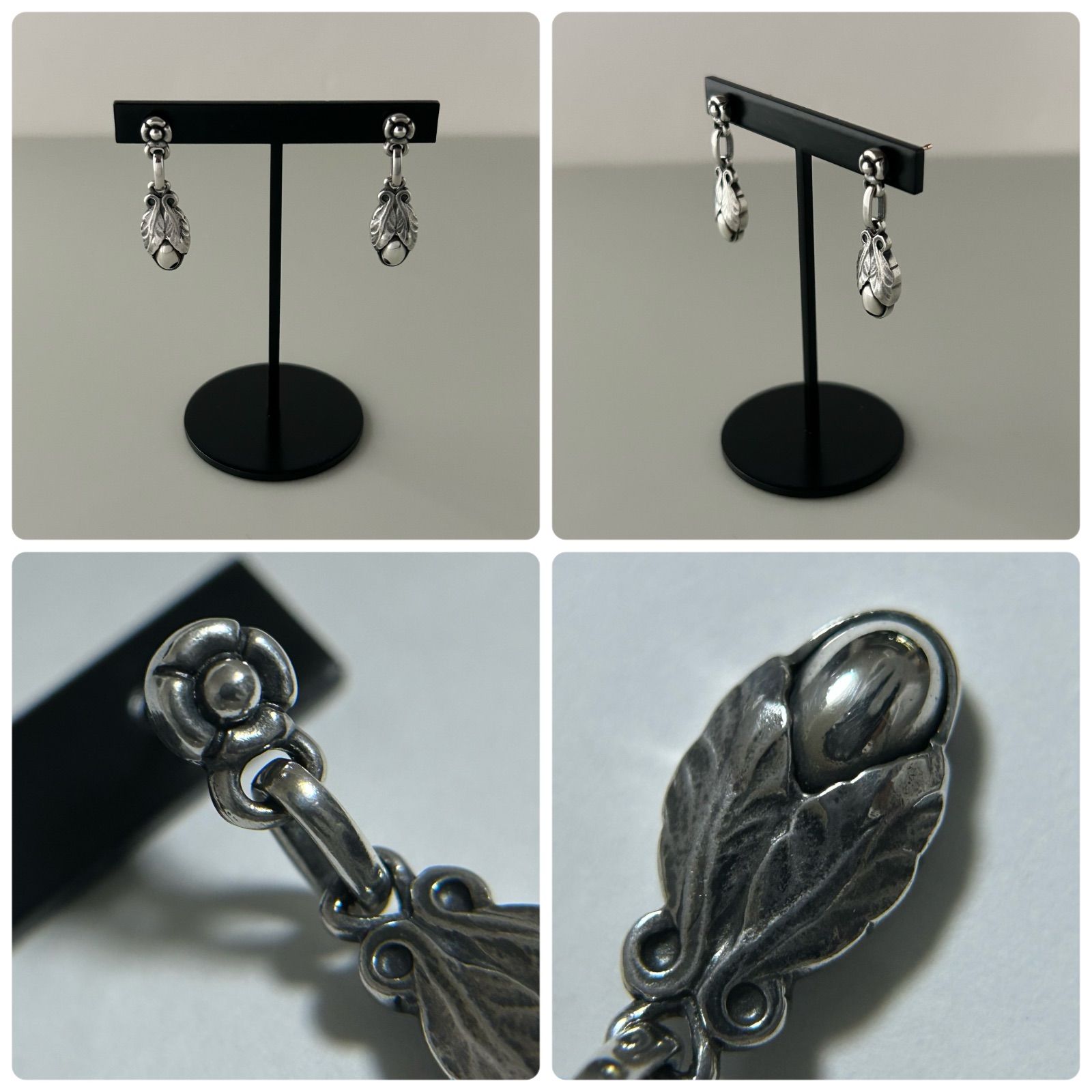 使用感有 ジョージジェンセン ピアス 2008 AG925 Georg Jensen