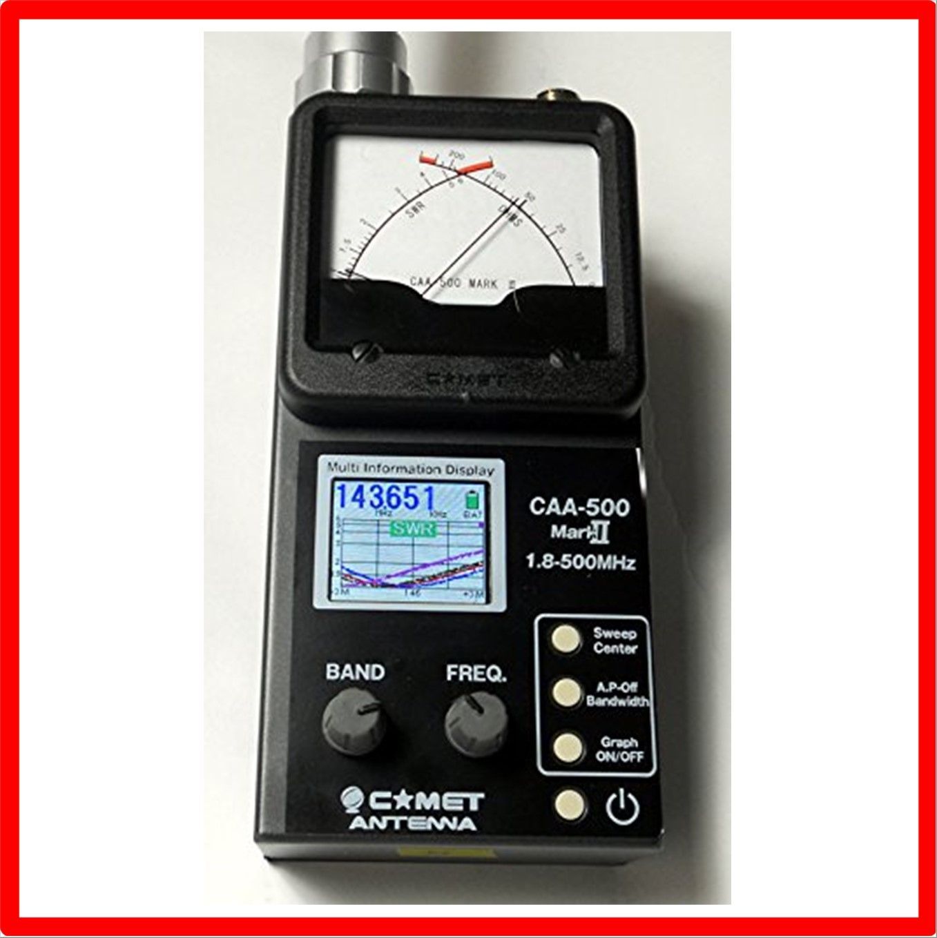 Amazon.com: Comet CAA-500MarkII Antenna Analyzer