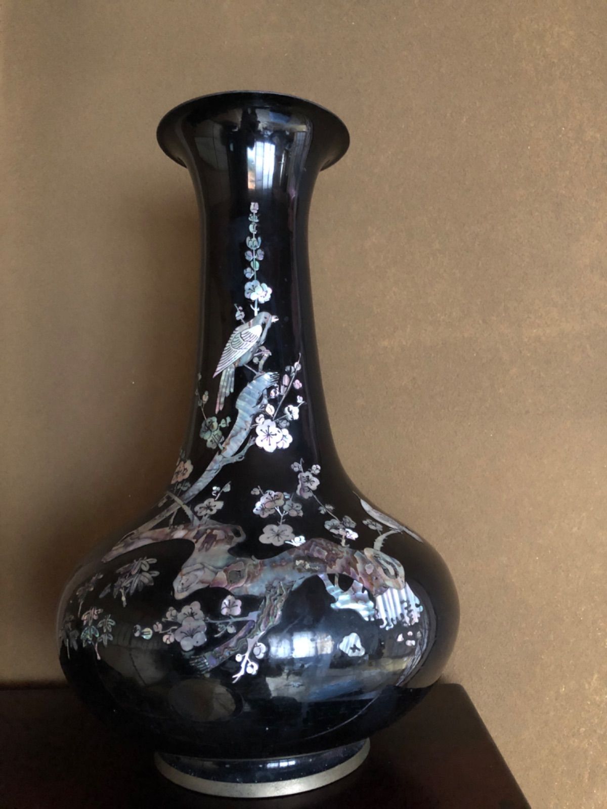 最大76%OFFクーポン もめか様専用 骨董 螺鈿細工 飾り壺 花瓶