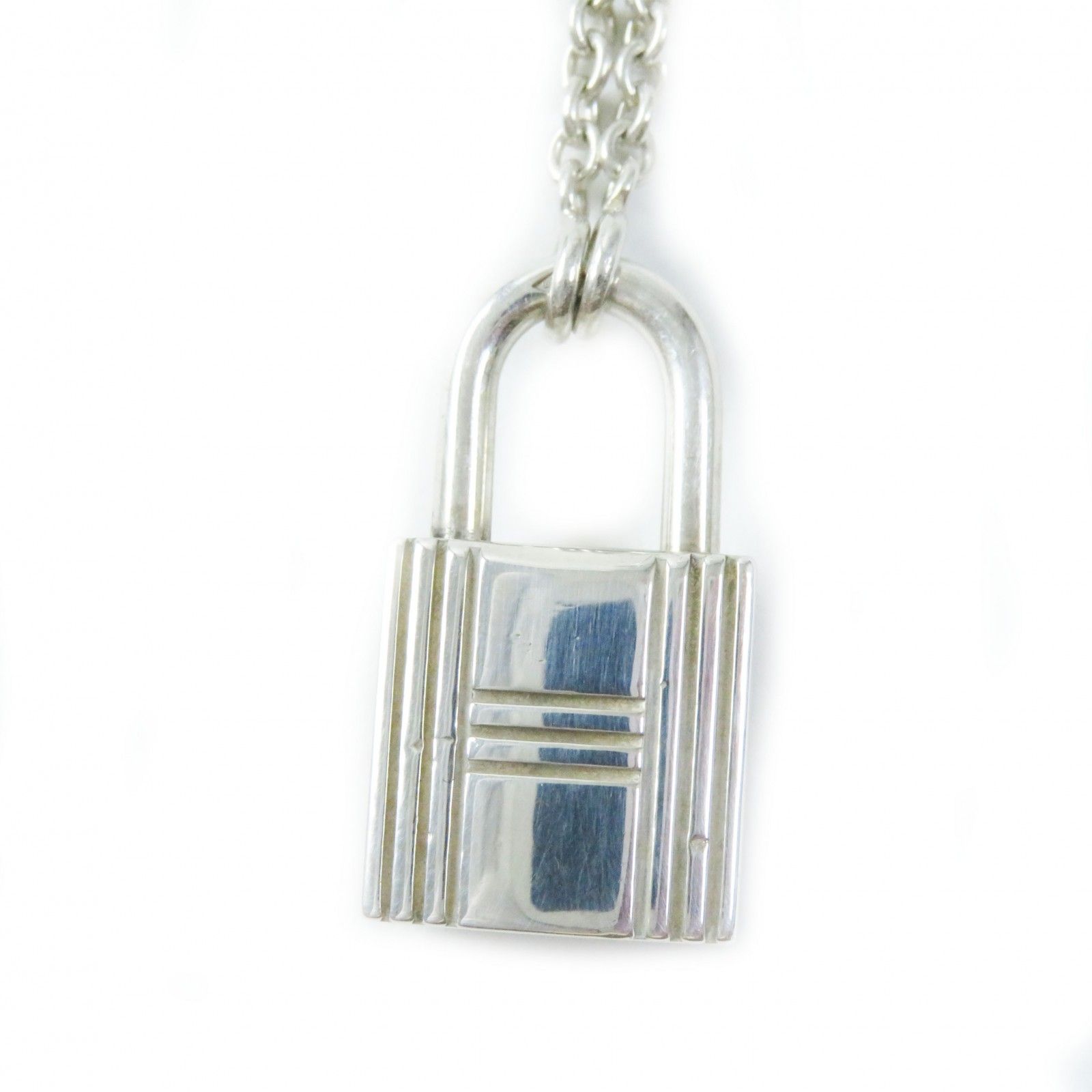 美品◎HERMES エルメス AG925 カデナ チェーン ネックレス／ペンダント