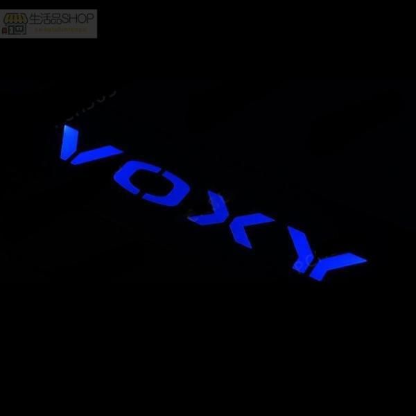 VOXYヴォクシー70系75系LEDドアスカッフプレート青/ブルー発光