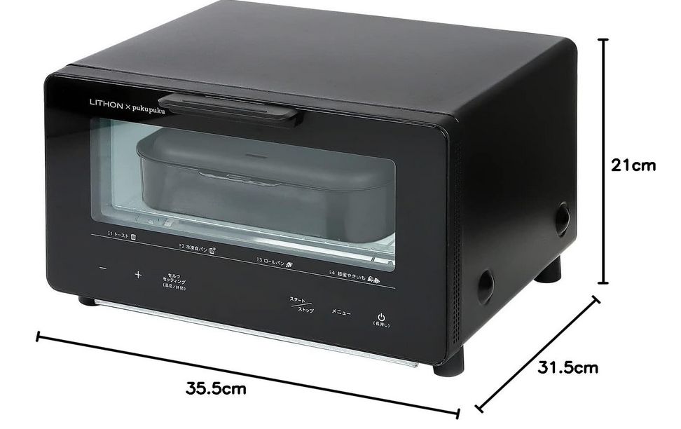 超蜜やきいもトースター KLYM-001B 自宅で超蜜やきいも マイコンで自動制御2段階温度設定2時間タイマー搭載トースターとしても使えるトースター LITHON ライソン WWW_KANDAIZUMI_COM