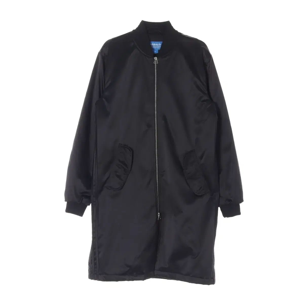 小物などお買い得な福袋 M adidas(アディダス) 黒 ボタンアップ ロング ブルゾン ジャケット・アウター