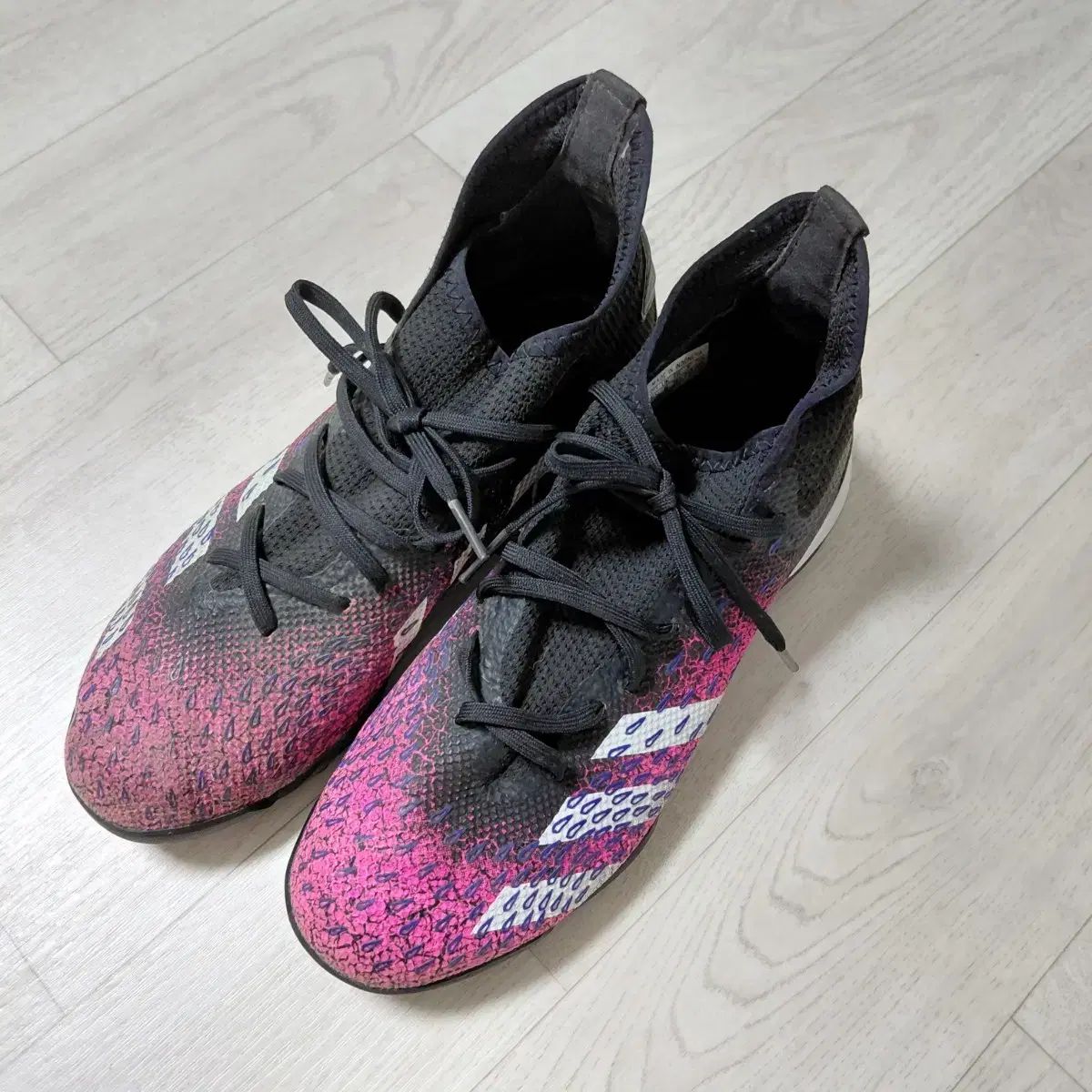 サッカースパイク adidas アディダス エックス 18+ FG/AG(イエロー×ブラック) DB2214