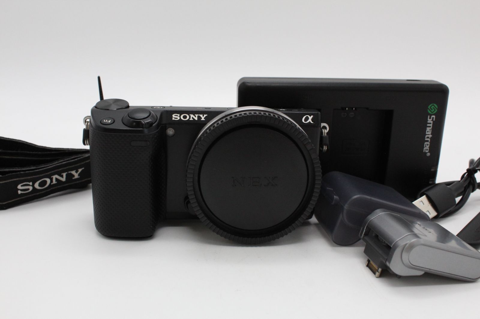 フラッシュユニット付き SONY ソニー ミラーレス一眼カメラ α NEX-5Rボディ ブラック NEX-5R|B LE20257941