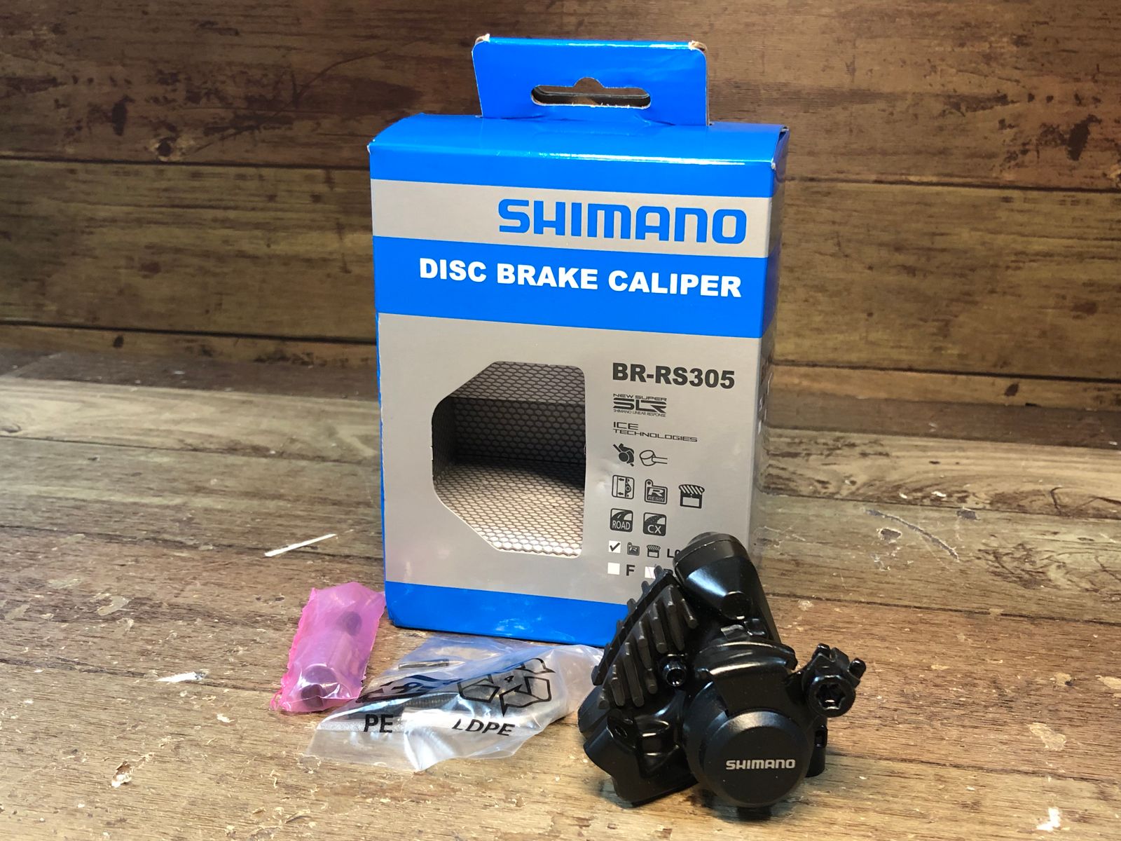 GU596シマノSHIMANOBR-RS305ディスクブレーキキャリパー片側のみ 