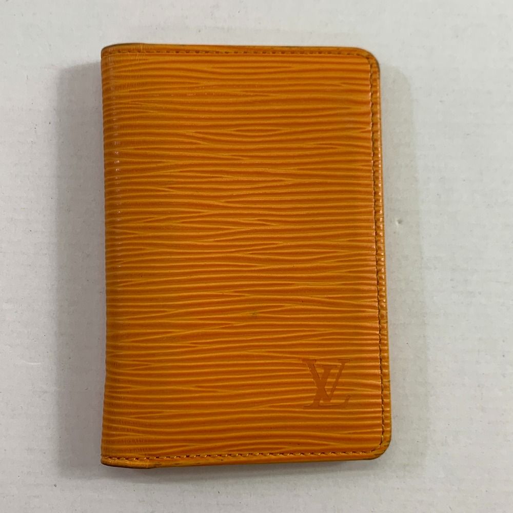 04w3921▽ LOUIS VUITTON ルイ ヴィトン エピ オーガナイザー ドゥ ポッシュ カードケース 名刺入れ レザー M63589 八王子店