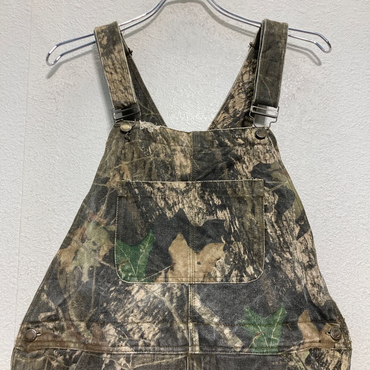 SPORTS AFIELD 中綿 ダック オーバーオール W38 L リアルツリーカモ 迷彩 ワークウェア サロペット 作業着 古着卸 アメリカ仕入 a701-5314