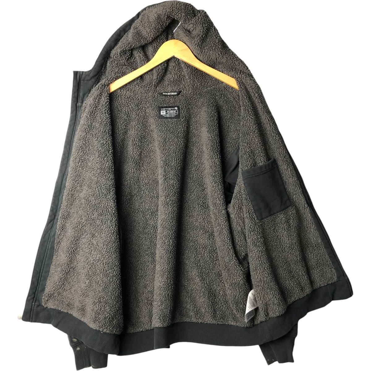 Carhartt カーハート スウェット ダメージ オリーブ 古着 ボロリメイク Carhartt カーハート スウェット ダメージ オリーブ 古着 ボロ