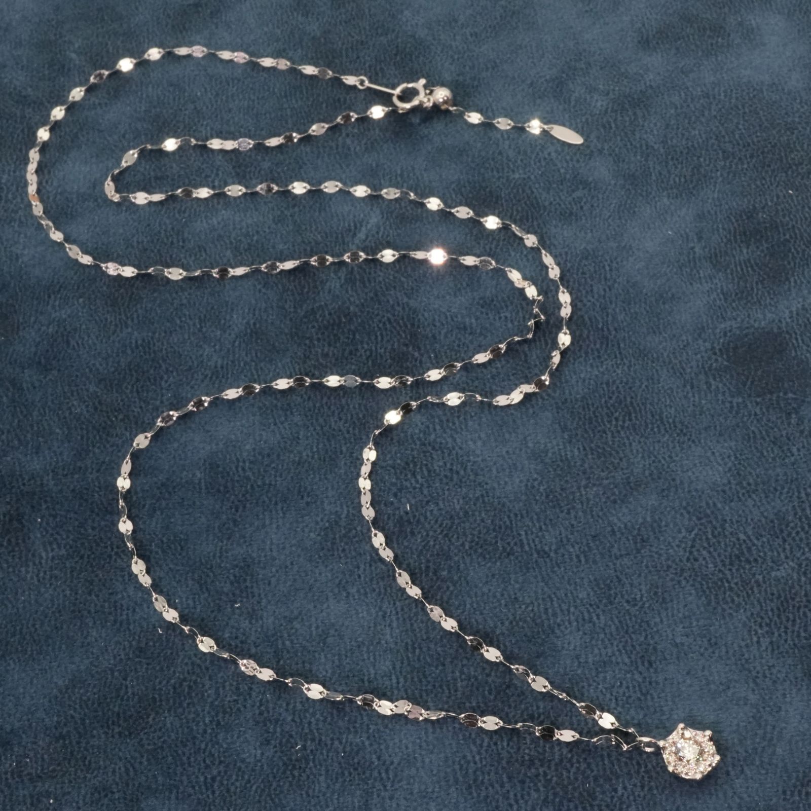 エステール パヴェ ダイヤモンド 0.31ct ロングネックレス/25-900S 