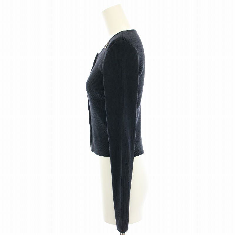 未使用 Rene ルネ ボレロ カーディガン ネイビー 36 新品タグ付き【Reneルネ】定価57,200円ウォッシャブル