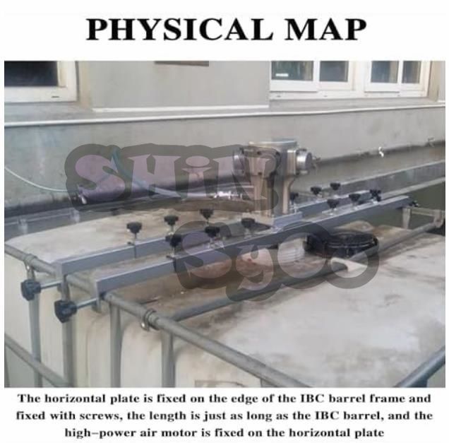 ペイント攪拌機、空気撹拌機1トンタンクミキサーマシン、1/4HP  IBC空気撹拌機、折りたたみプロペラ、サポートハンガー付き、ペイントコーティング材料粘稠液体用 - メルカリ