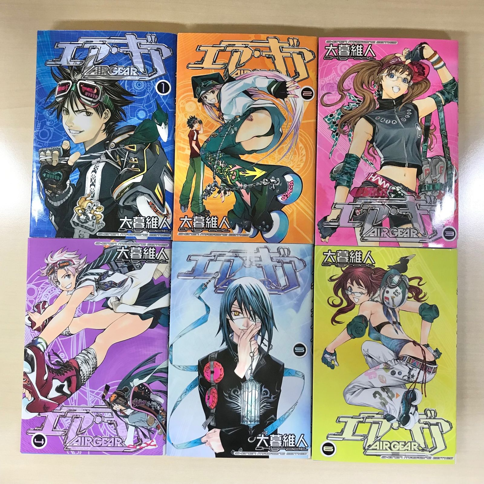 初版あり】エア・ギア 1巻〜10巻セット/【作者】大暮維人
