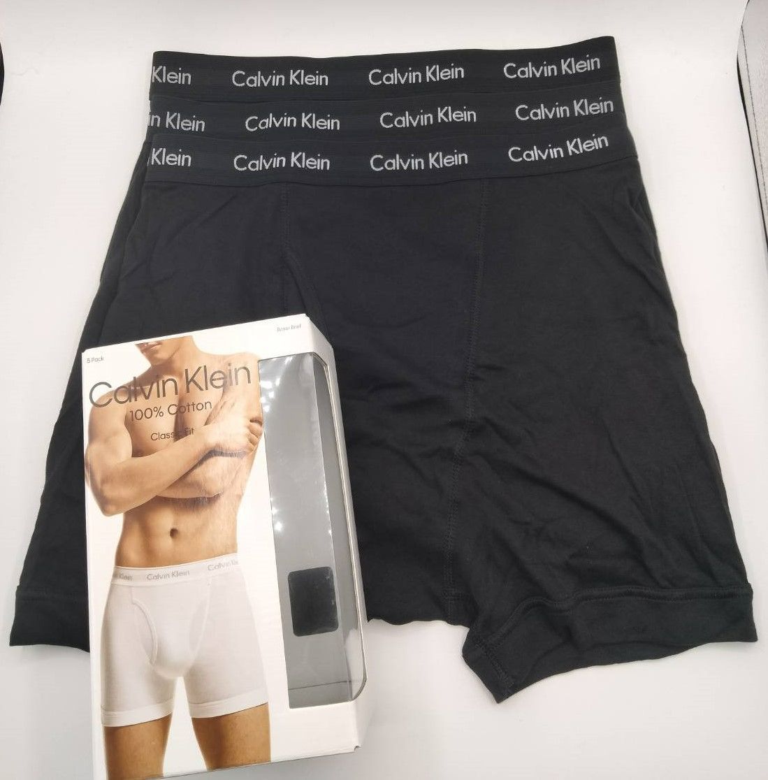 Calvinklein 3枚 Lサイズ ボクサーパンツ カルバン クライン ③ - 下着