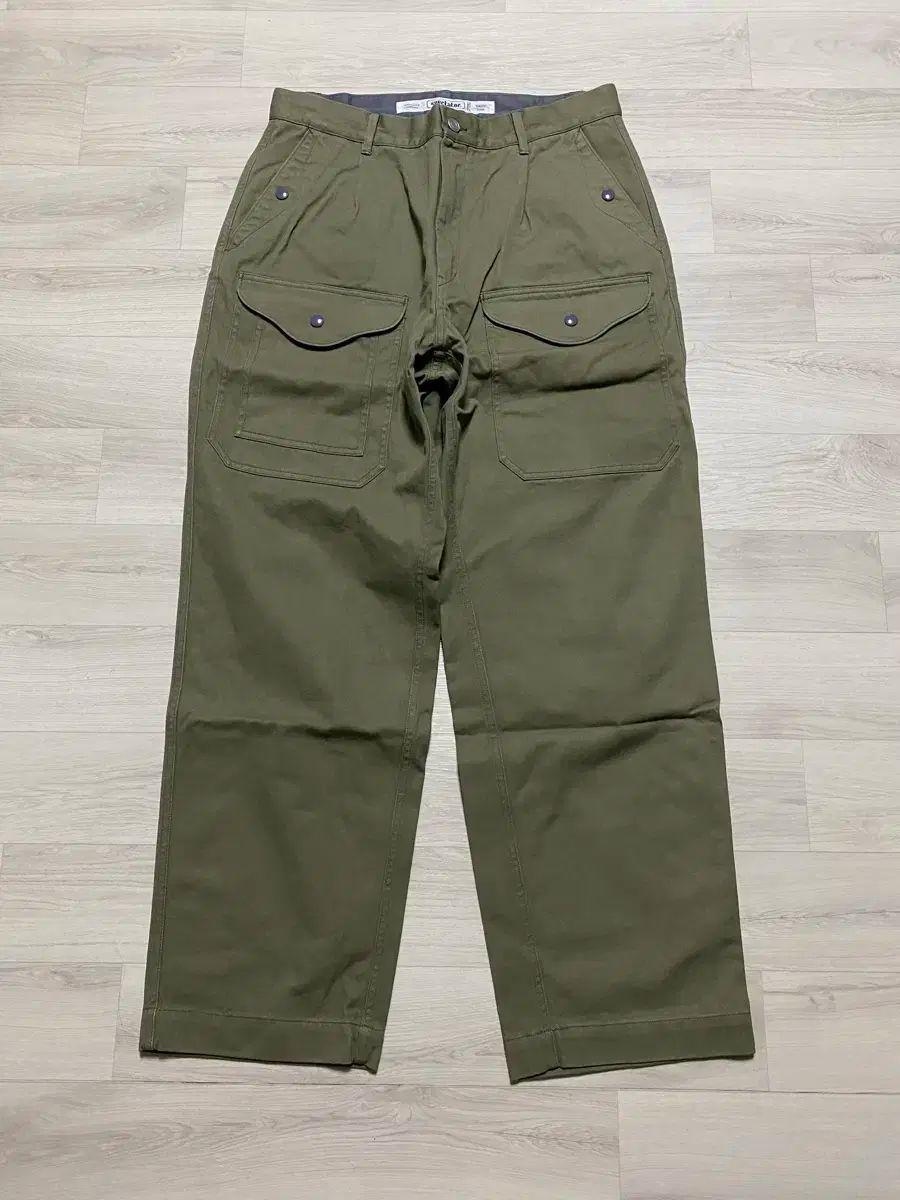 観客 巡洋艦 パンツ オリーブ L サイズ