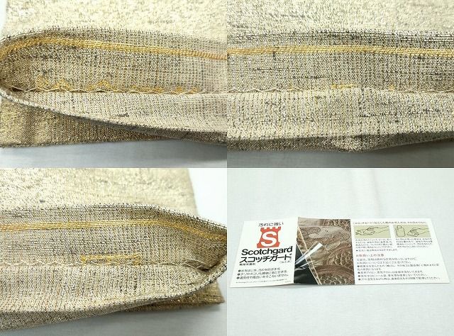 桝谷高尾　稔金綴錦　段霞文　袋帯 袋帯 美品 逸品 桝屋高尾 落款あり 段霞文 ねん金綴錦 オレンジ