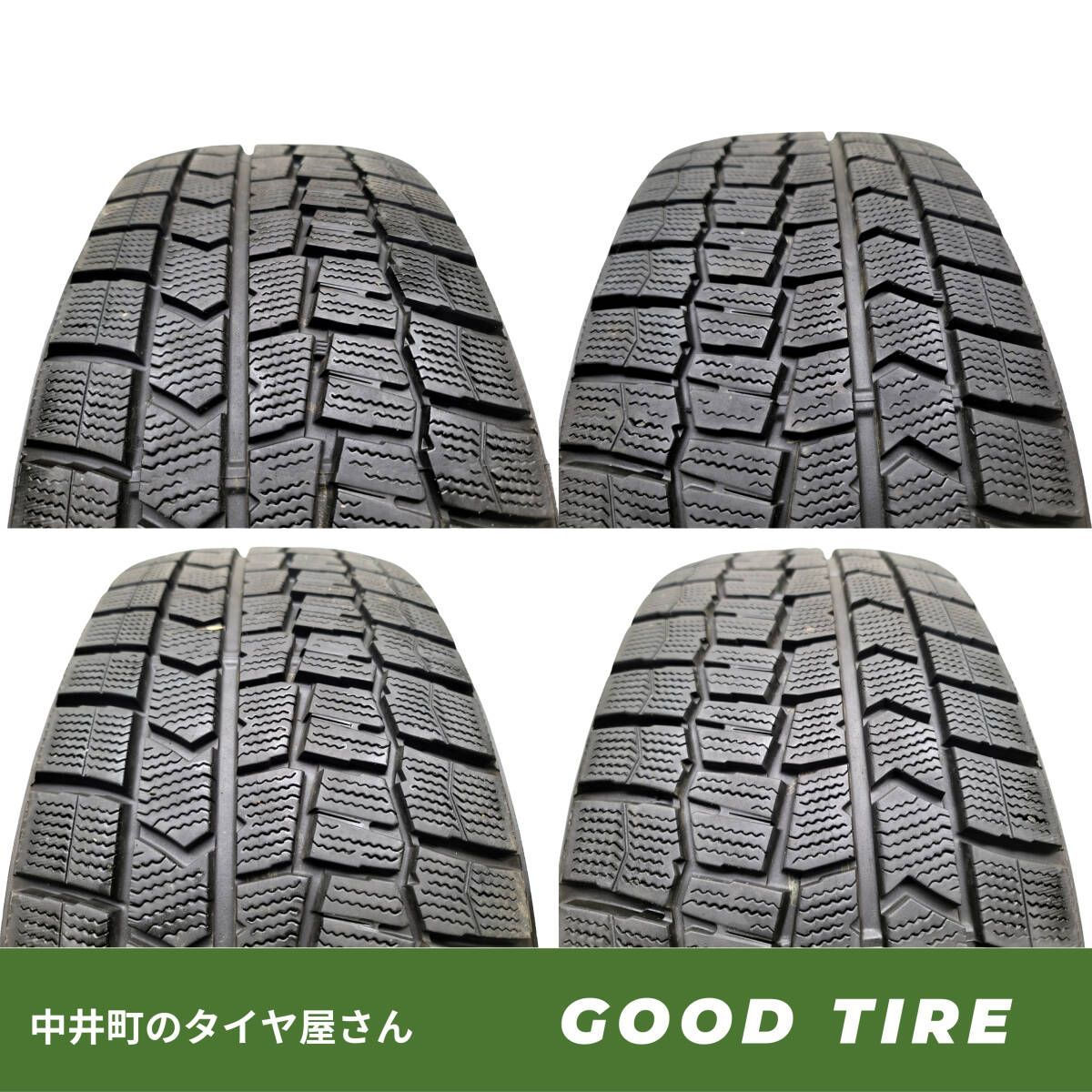 225 55R17 ダンロップ WINTER MAXX WM02 2020年製 冬用 4本セット 8分山 タイヤ タイヤ アルファード フーガ フォレスター 6886