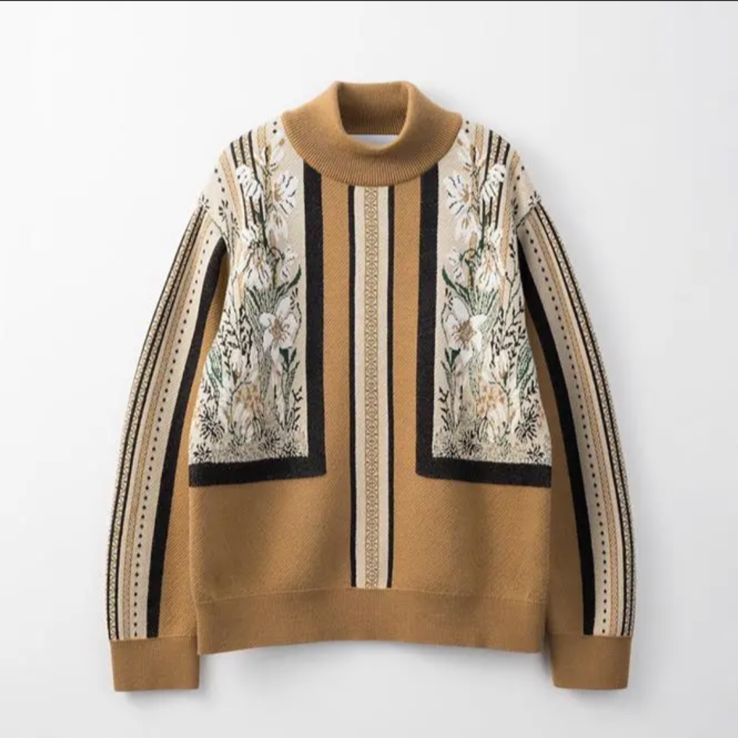 MURRAL FRAMED FLOWER KNIT - メルカリ