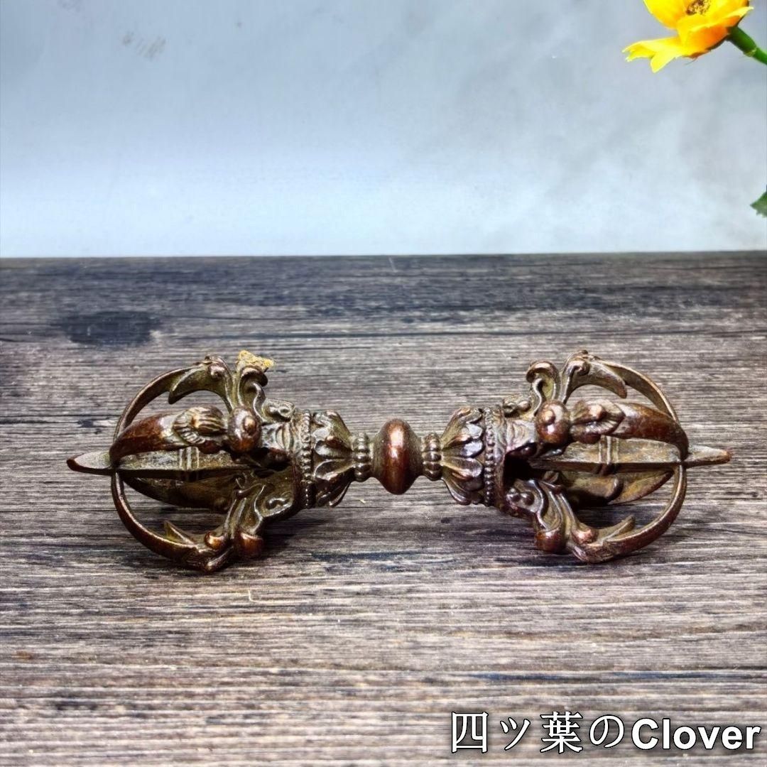 銅器 金剛杵 密教法器 仏具 鎮宅 辟邪 開運 風水 招財 置物 - メルカリ