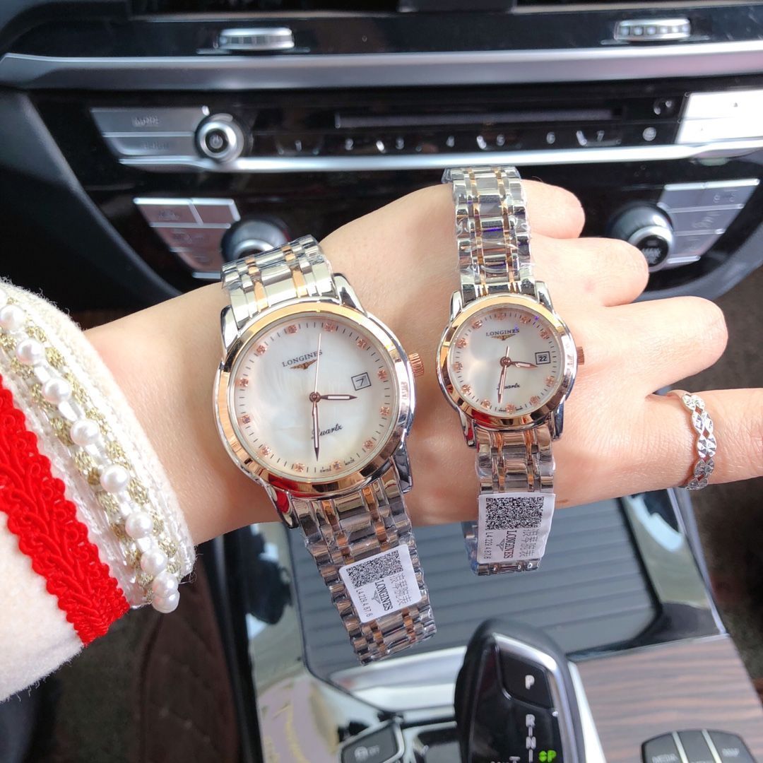 今日 Longines ロンジン ソイミエ シリーズ クラシック カップルウォッチ