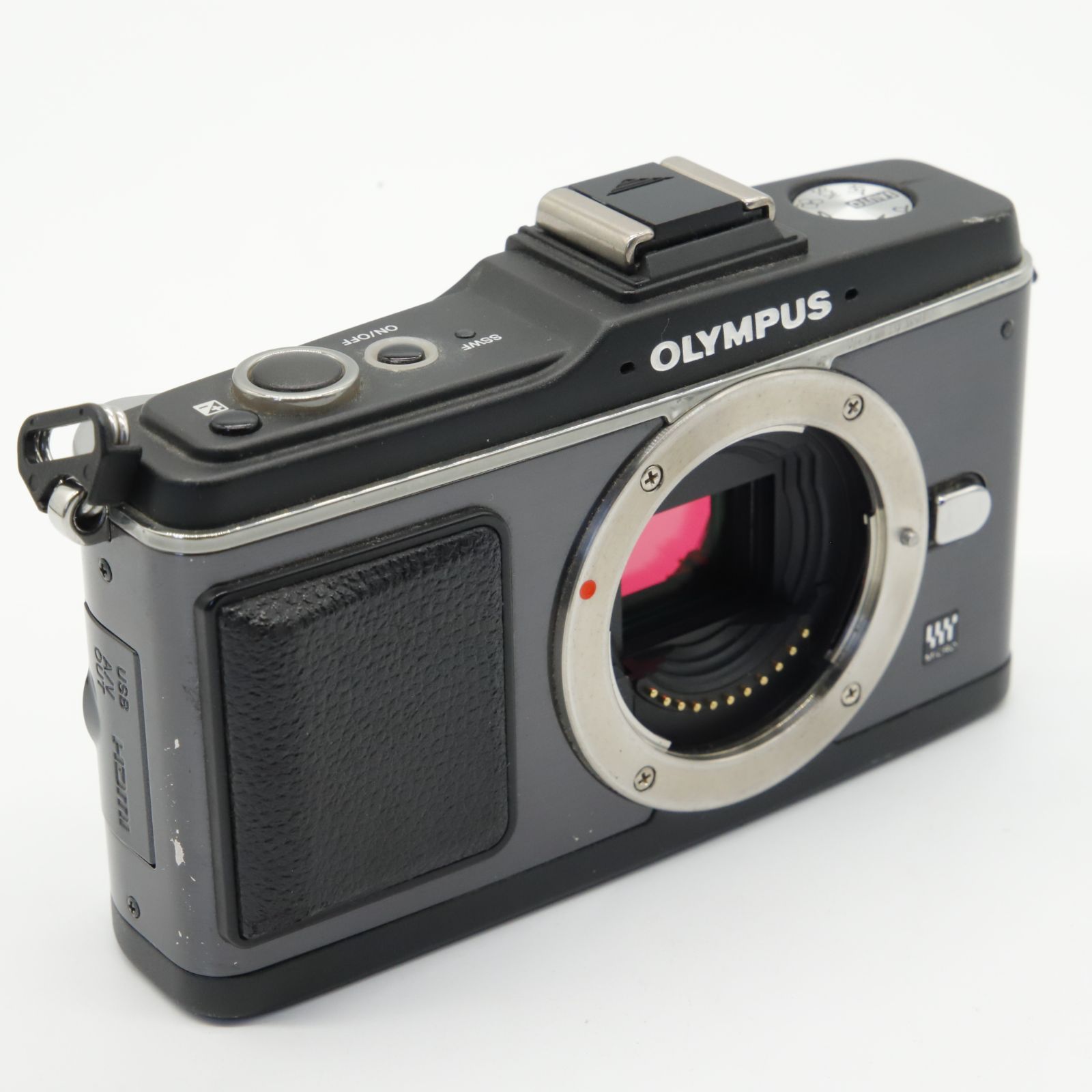 【シャッター回数6106回!】■良品■ OLYMPUS ミラーレス一眼 PEN E-P2 ボディ ブラック E-P2BODY-BLK