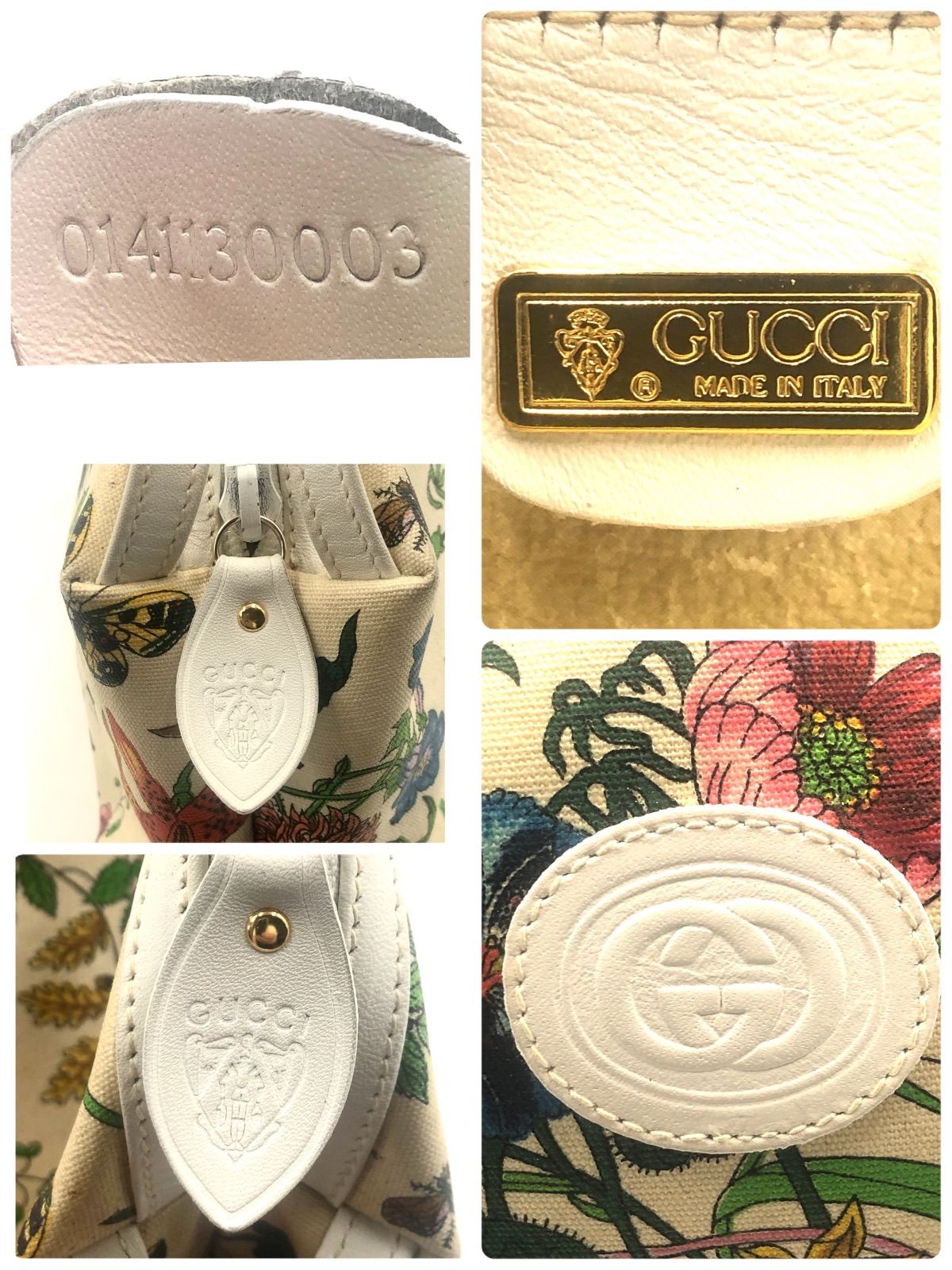 □良品□GUCCI グッチ フローラ ポーチ ミニクラッチ インター