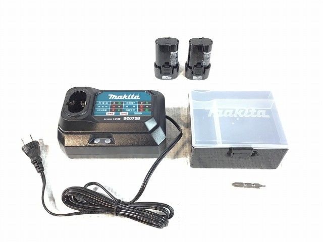 makita マキタ 7.2V 充電式ペンインパクトドライバ TD022DSHXB 黒 ブラック バッテリー2個 7.2V 1.5Ah 充電器 ケース116935 HRDEVELOPMENT_JP
