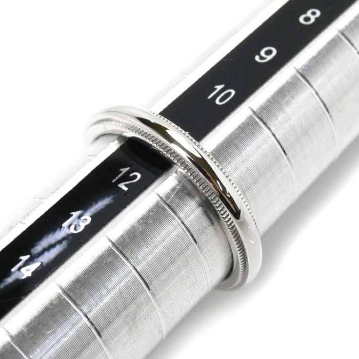 TIFFANY&Co. ティファニー Pt950プラチナ ミルグレインバンド リング 