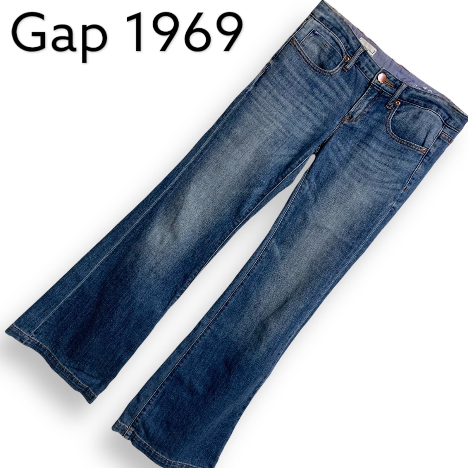 Gap 1969 ギャップ ジーンズ ジーパン インディゴブルー デニム レディース ユニセックス サイズ１ Ｓサイズ S/787884-00  V/305753 SPR11 - メルカリ