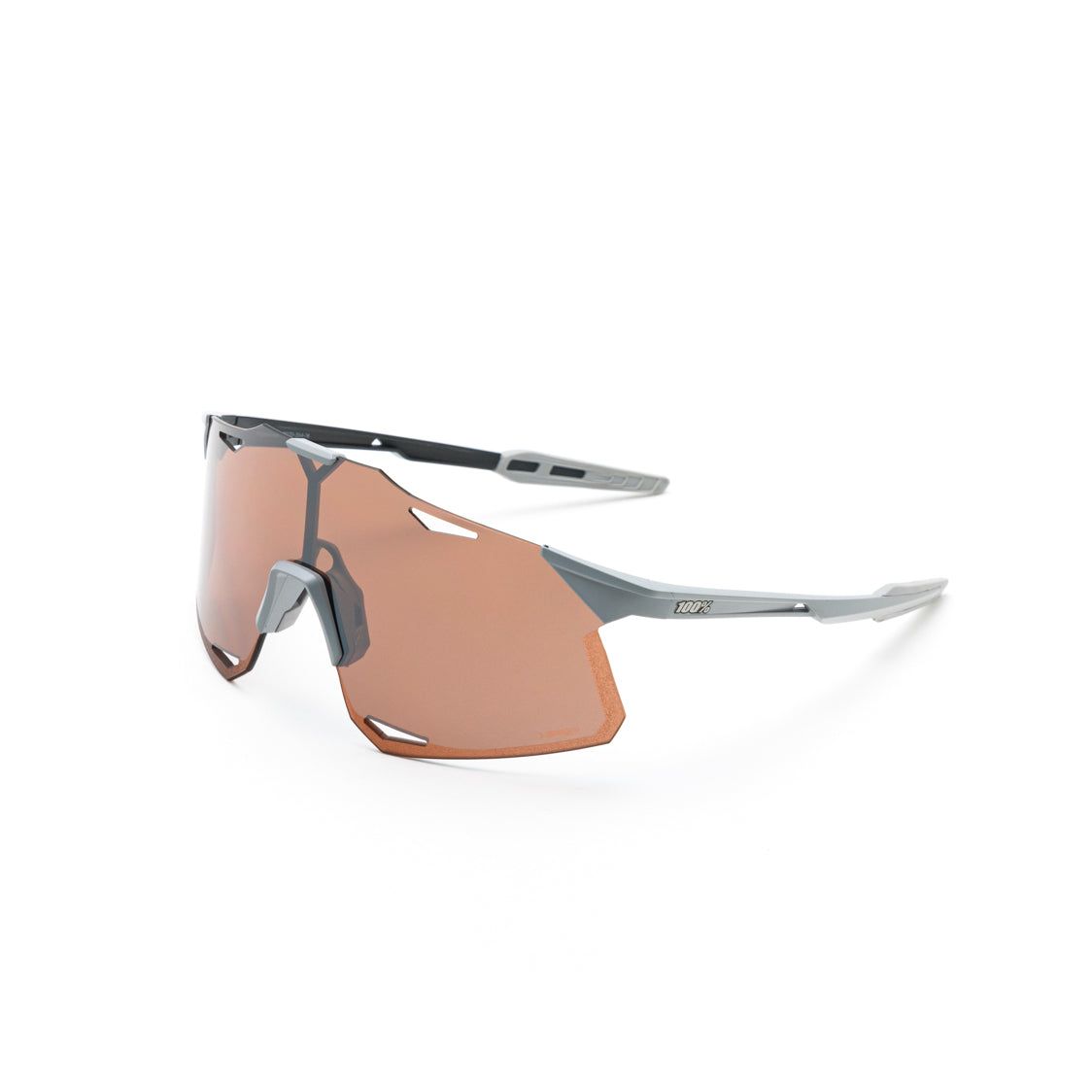 100% Hypercraft ストーングレイ ワンハンドレッド サングラス HYPERCRAFT - Matte Stone Grey & HiPER Silver Mirror Lens