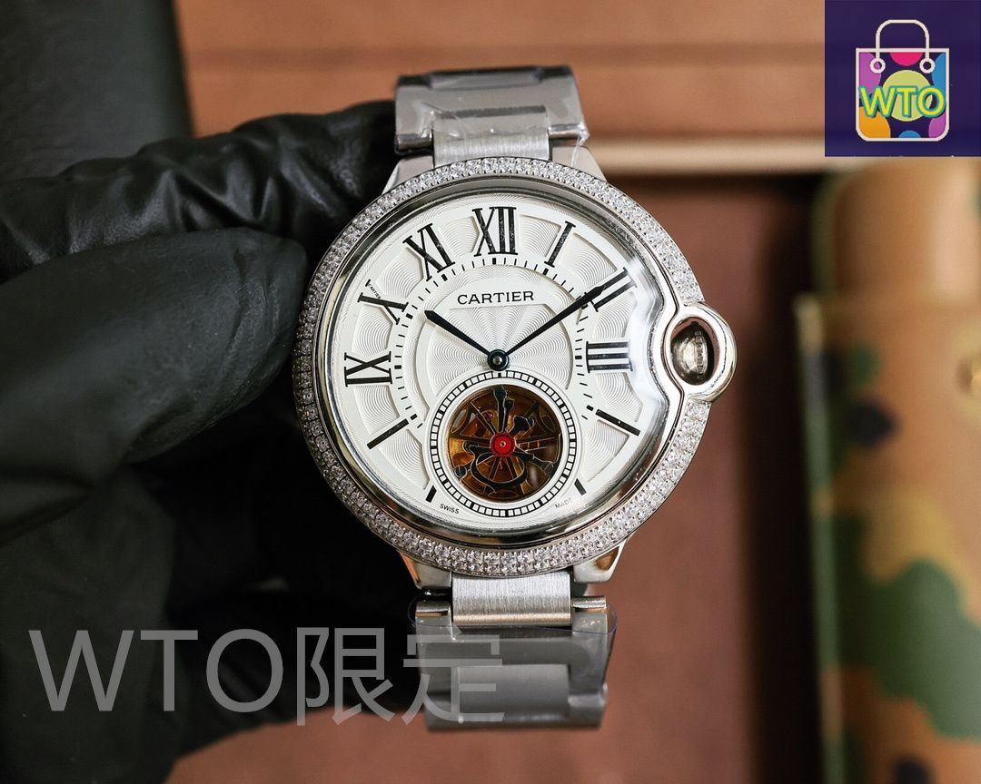 今日 Cartier カルティエ Driver de Cartier 全自動機械ムーブメント搭載 アーチ型ブルーライトガラス採用-WTO輸2入
