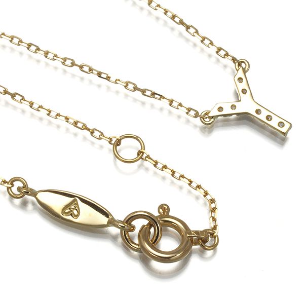 アーカー ネックレス ダイヤ ダイヤモンド 0.03ct イニシャル Y アーカー ネックレス ダイヤ ダイヤモンド 0.03ct イニシャル Y