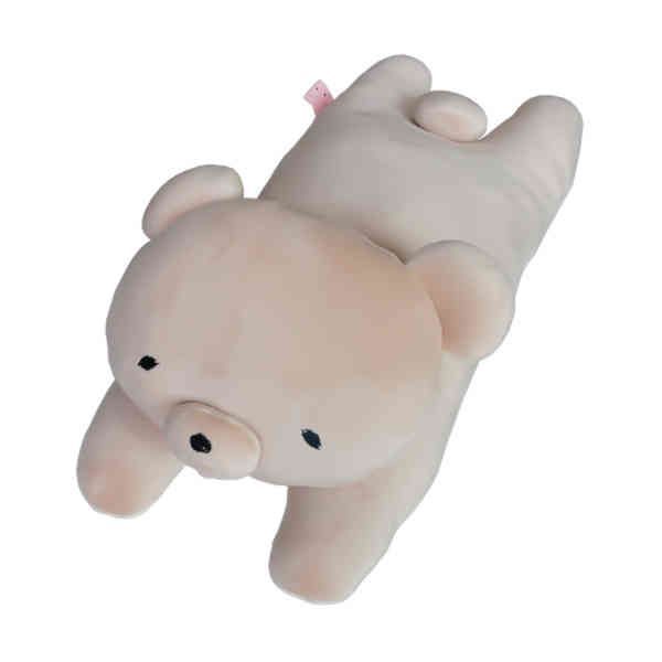 モチクマ／もちくま クッション Lサイズ ( MOCHIKUMA CUSHION L) RP0112 アイボリー/ブラウン 56 x 22cm ACCENT (アクセント)