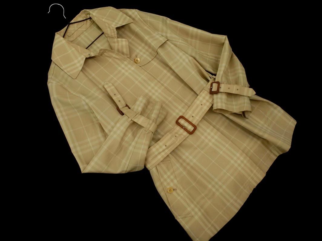 BURBERRY LONDON トレンチコート スプリングコート バーバリー BURBERRY バーバリー LONDON チェック ハーフ トレンチ コート