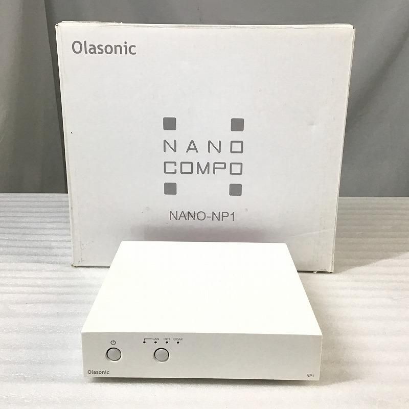 Olasonic オラソニック オーディオ デジタルオーディオプレイヤー ネットワークオーディオプレーヤー プラチナホワイト NANONP1