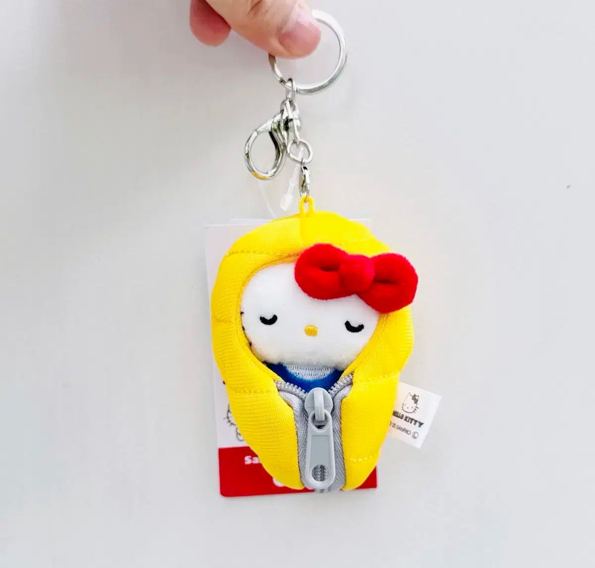 ハローキティぬいぐるみトイキーホルダーレオパード新品タグ付き
