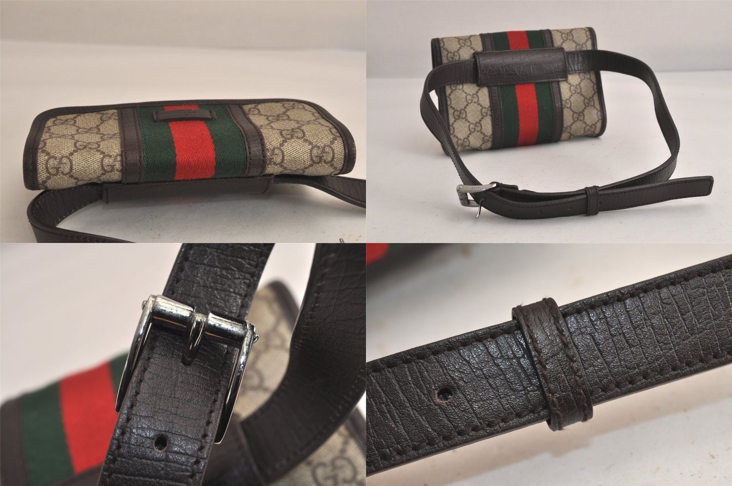 GUCCI グッチ ウェブ シェリーライン ウエストボディーバッグ GG