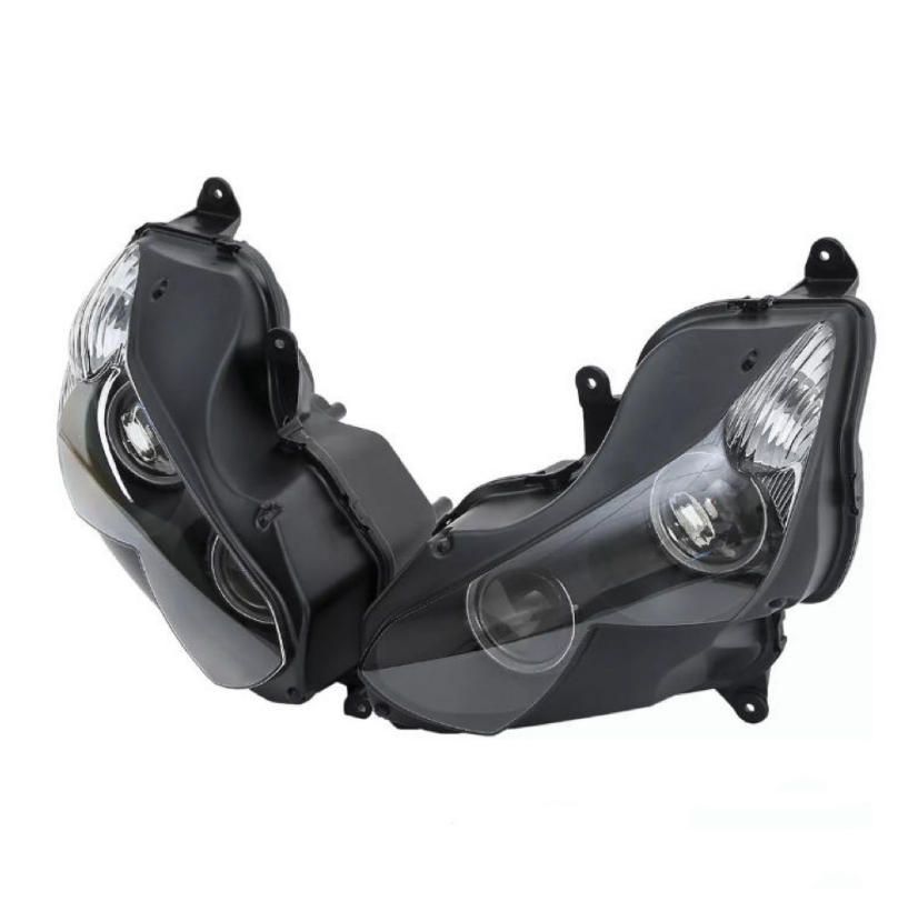 送料無料 適用川崎忍者ZX14R ZZR1400 12-23ヘッドライトミラー整流ブラケットヘッドライトブラケット 全セット です