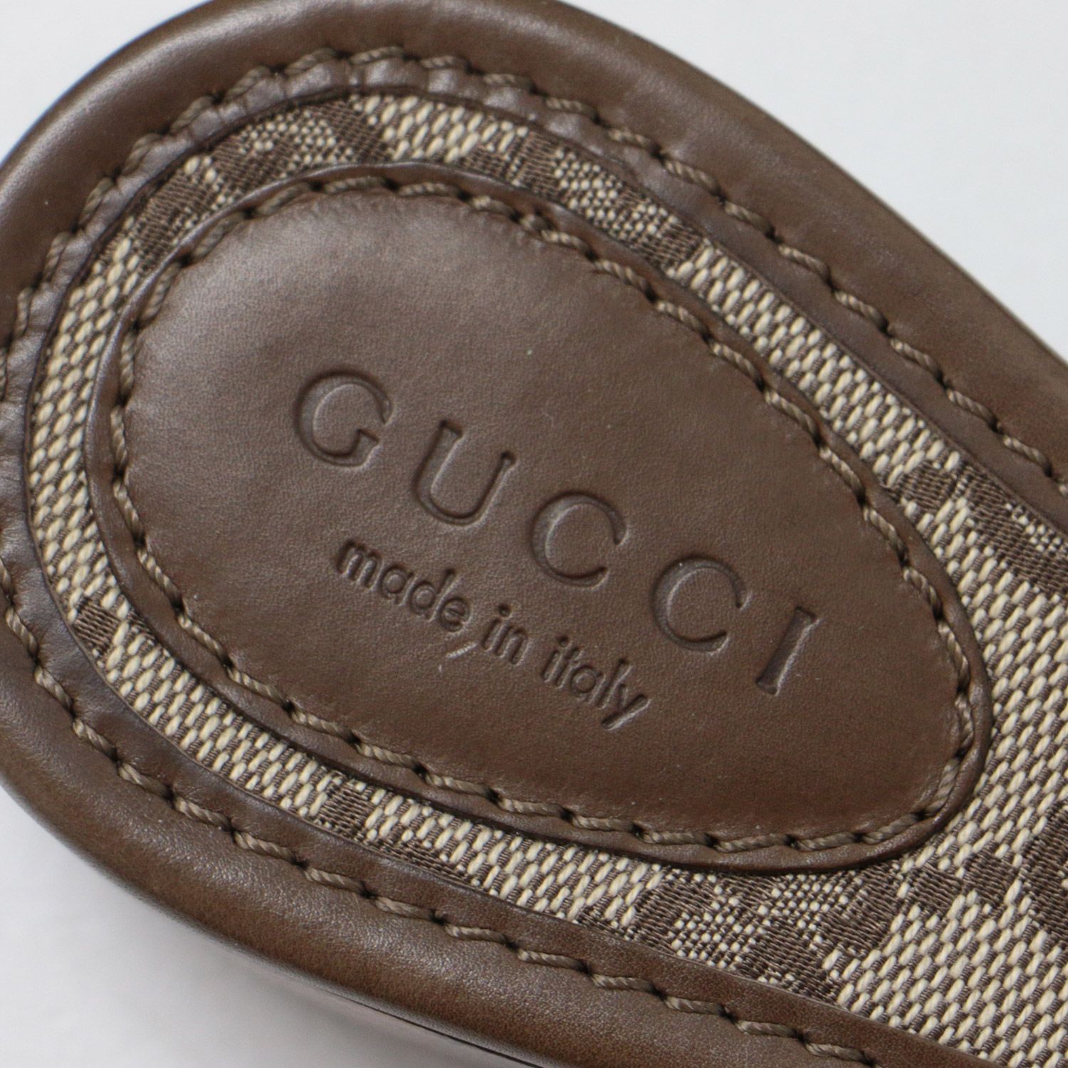 新品 GUCCI グッチ サンダル フラット シューズ 靴 ブラウン系 6.5