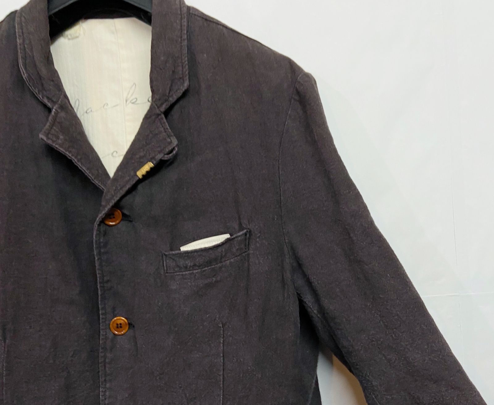 定価75,600円 リネンジャケット OLD JOE & COオールドジョー OLD JOE / WAXED BLACK PANTHER JACKET / kaddish