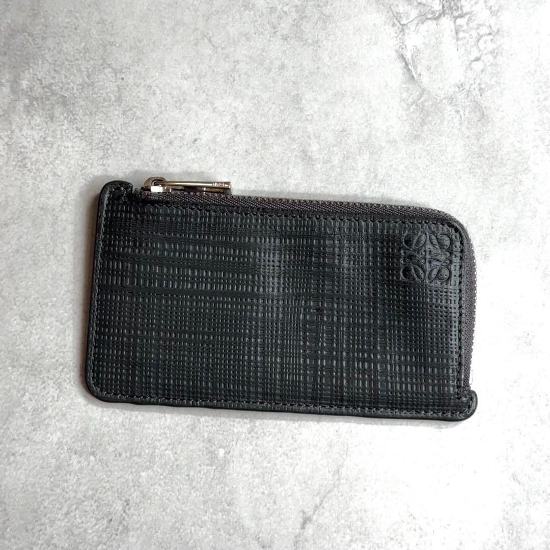 LOEWE ロエベ フラグメントケース リピートアナグラム レザー ブラック