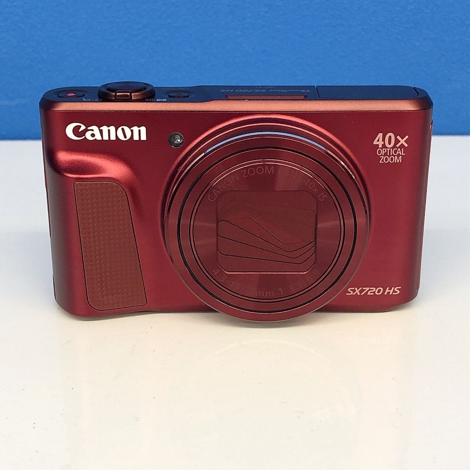 Canon PowerShot SX720 HS レッド 動作確認済 傷あり Canon PowerShot SX720 HS レッド 動作確認済 傷あり - メルカリ