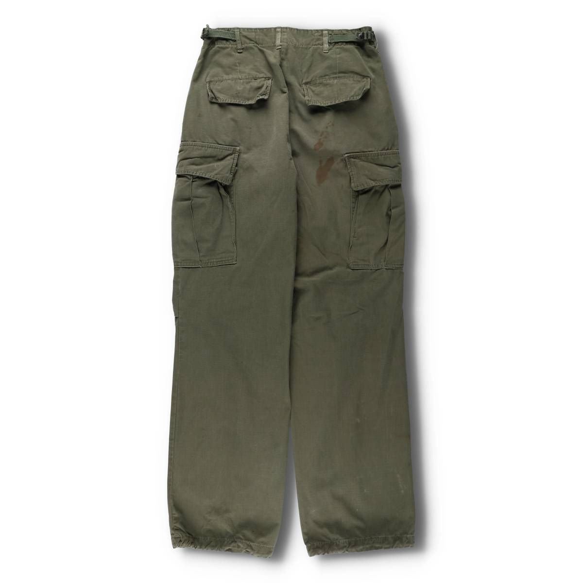 古着 60年代 米軍 ジャングルファティーグ 4th リップストップ ミリタリー コンバットパンツ メンズw30相当 ヴィンテージ|evb031031