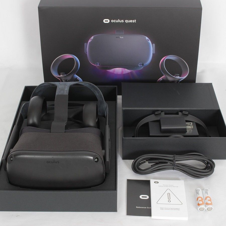 美品】 Quest 64GB VR ヘッドマウントディスプレイ ヘッドセット