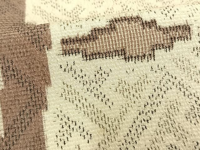 平和屋着物▽本塩沢　単衣　幾何学文様　正絹　逸品　AAAW1537fy 平和屋着物▽本塩沢 単衣 幾何学文様 正絹 逸品 AAAW1537fy - メルカリ