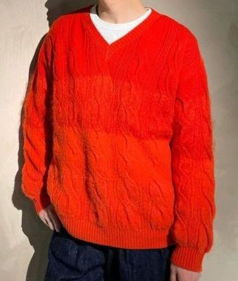 COOHEM(コーヘン) ANIMAL GRADATION PULLOVER アニマルグラデーション